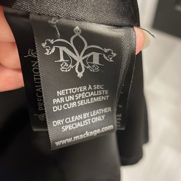 Mackage Wool Blend Black Peacoat - Picture 12 of 15